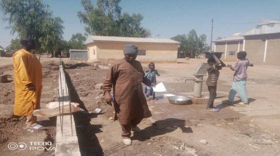 Réception d&rsquo;un forage à Maga quartier Pays Vele