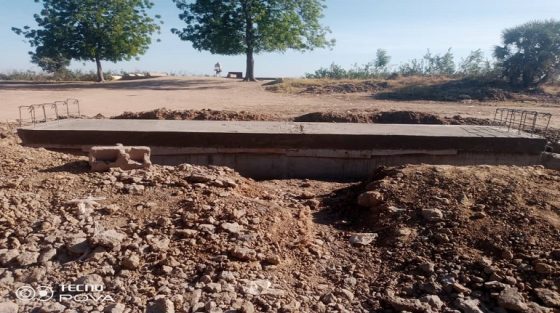 Deux ponceau pour désenclaver les riziculteurs de palia et la population de gouvraye dans la commune de Maga